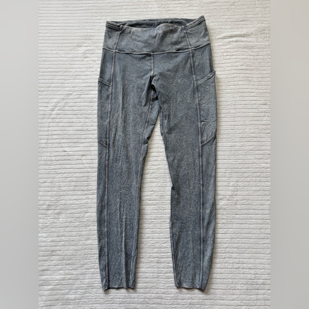 lululemon athletica Charcoal Patterned Jeggings